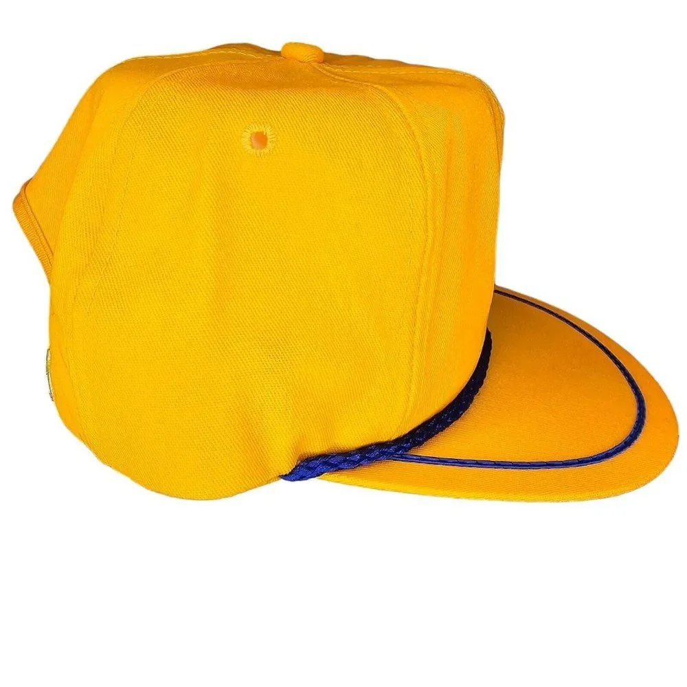 Vtg 80s Kiwanis International Hat Adjustable Strapback Patch‎ Volunteer USA